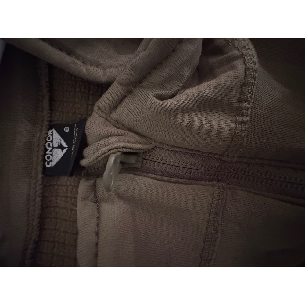 Condor Tactical 1/4 Zip Long Sleeve Pullover Shirt Men's Khaki - Picture 7 of 7